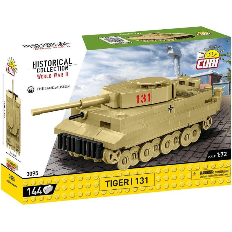 Cobi - Historical Collection - World War II - Tiger I 131 1:72 3095 Cobi - Historical Collection - World War II - Tiger I 131 1:72 3095